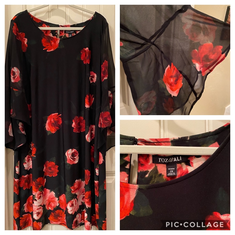 Bell sleeved dress